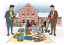 Verzamelaarsmarkt en ambachtsmarkt op het Kardinaal Mercierplein